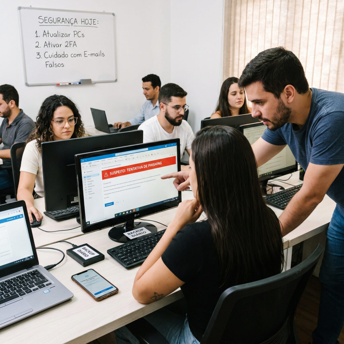 Medidas de segurança digital em empresas